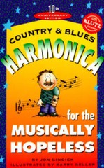 Country & Blues Harmonica for the Musically Hopeless with Cassette( – ACCEPTABLE