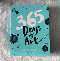 365 Days of Art Lorna Scobie PB Hardie Grant Books Drawing Calligraphy