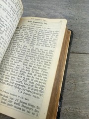 Vintage 1896 Landstads Kirkesalmebog Blix Norwegian Hymnal Leather HC Norway