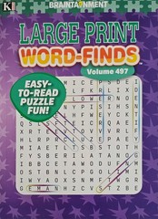 5 New Large Print Word-Finds Puzzle Books Kappa Games Vol# 451-498 ~ Search,Hunt