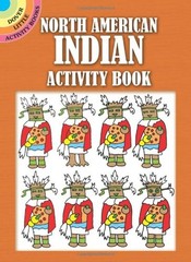 North American Indian Activity Book Paperback Winky Adam