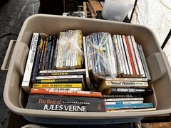 Books In Totes Box Value Not Sorted Hardback / Paperback MIX SET $25 Each Tote