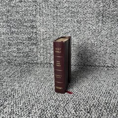 KJV Holy Bible Hendrickson Reference Edition Burgundy Bonded Leather Magnetic