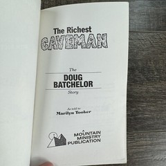 The Richest Caveman by Doug Batchelor 1991 Mountain Ministry New Edtn with Pix