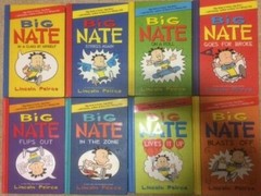 Big Nate Complete Series 1-8 Set Peirce Comic Graphic 1 2 3 4 5 6 7 8 HB lot